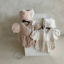 Load image into Gallery viewer, Puff Lace Romper Set - Two Colours
