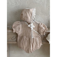 Load image into Gallery viewer, Puff Lace Romper Set - Two Colours
