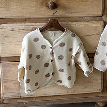 Load image into Gallery viewer, Dots Waffle Cardigan - Two Colours
