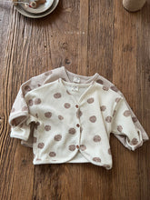 Load image into Gallery viewer, Dots Waffle Cardigan - Two Colours
