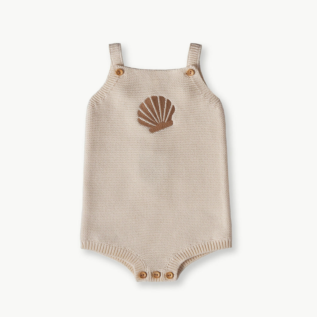 Clam Romper - Milk