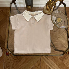 Load image into Gallery viewer, Collar Ribbed Shirt- Oatmeal
