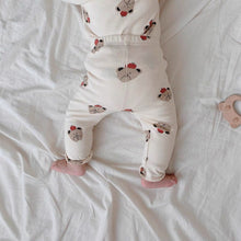 Load image into Gallery viewer, Bear Apple Loungewear Sets - Ivory
