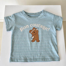 Load image into Gallery viewer, Bear Cotton Tee - Strip
