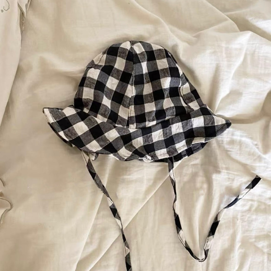 Gingham Sun Hat