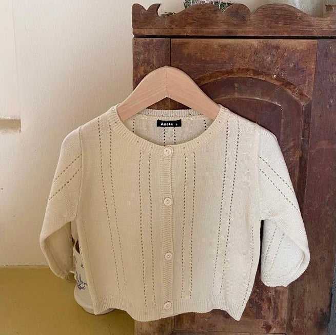 Summer Knit Cardigan - Ivory