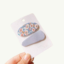 Load image into Gallery viewer, Girls Garden Pattern Hair Clip Pack - Two Colours
